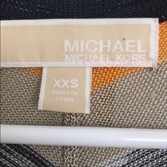 Michael Michael Kors chevron drawstring tunic XS - Picture 3 of 3